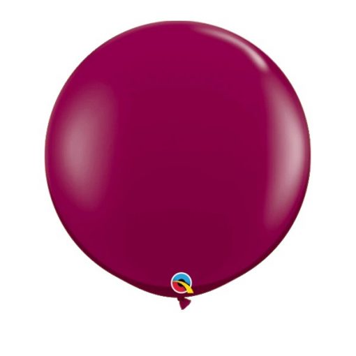 Ilex Online Ft Round Sparkling Burgundy Plain Latex