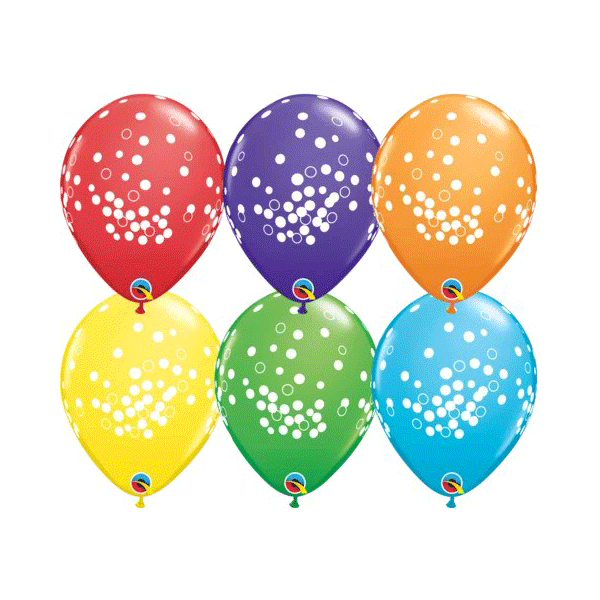 Ilex Online | BRIGHT RAINBOW ASSORTED CONFETTI DOTS