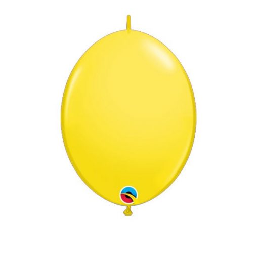 06" QUICK LINK YELLOW QUALATEX QUICK LINK BALLOONS