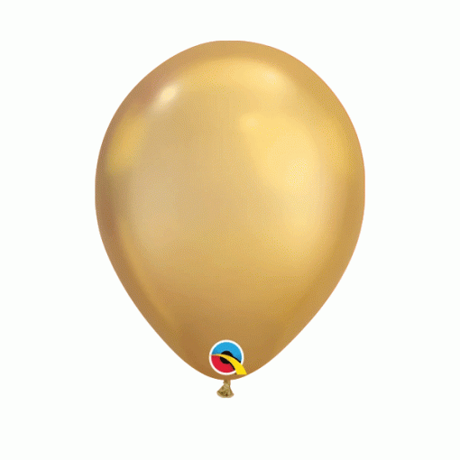 ROUND CHROME GOLD QUALATEX PLAIN LATEX