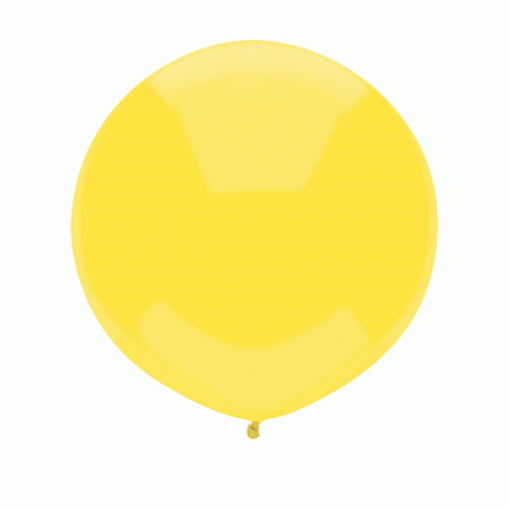 ROUND-SUN YELLOW OUTDOOR-BALLOON