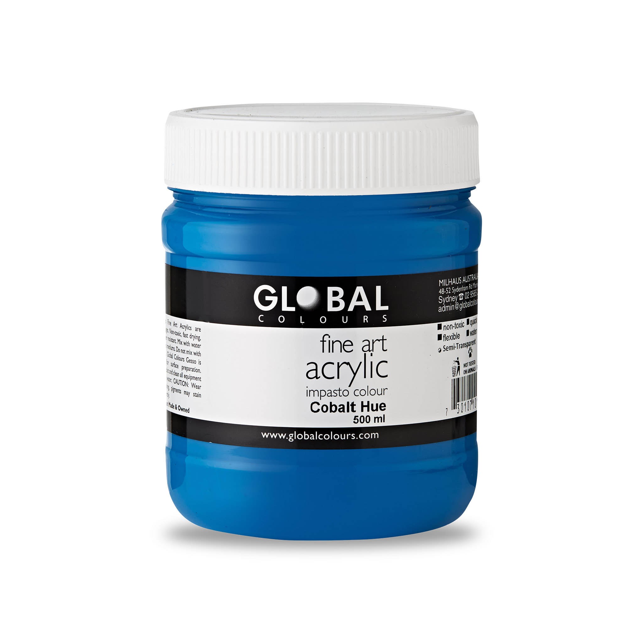 Ilex Online | Cobalt Hue- 500ml Fine Art Acrylic Impasto Paint