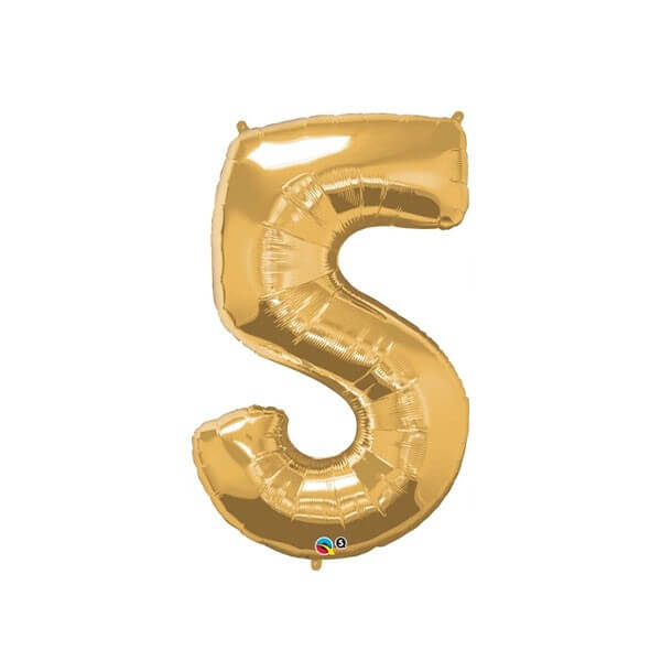 ilex-online-44-number-foil-number-five-metallic-gold