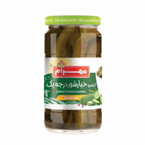 Canned Pickled Cucumber Grade One Mahram 680g