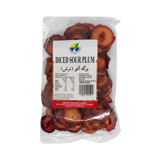 Diced Sour Plum Atlas Fine Foods 200g (bargeh aloo)