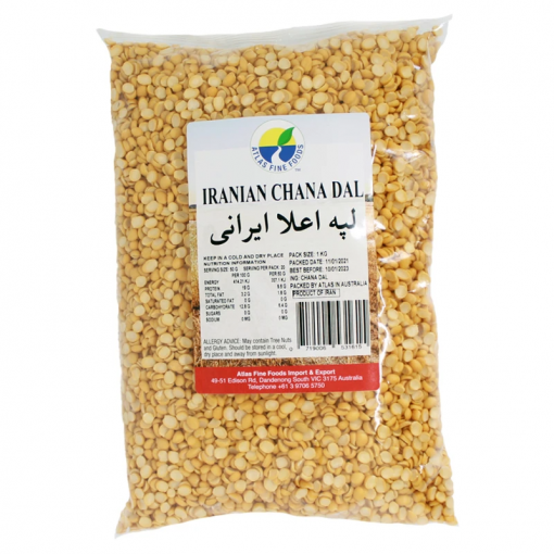 Iranian Chana Dal Atlas Fine Foods 1kg (lapeh irani)