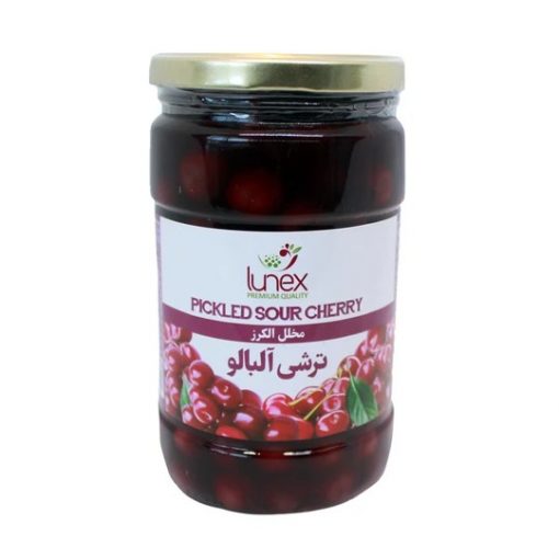 Pickled Sour Cherry Lunex 670g (torshi albalo)