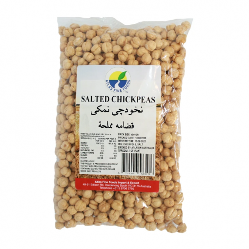 Salted Chickpeas Atlas Fine Foods 400g (Nokhodchi namaki)