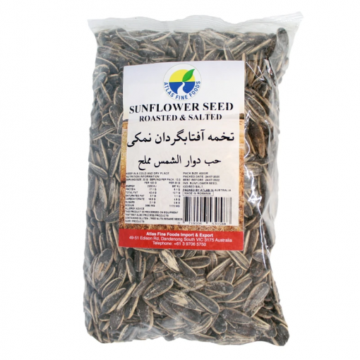 Sunflower Seed Roasted & Salted Atlas Fine Foods 400g