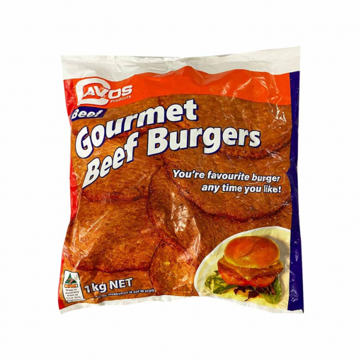 Cavos Gourmet Beef Burgers 1kg