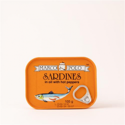 Marco Polo Sardines In Oil With Hot Peppers 105g