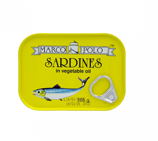 Marco Polo Sardines In Vegetable Oil 105g