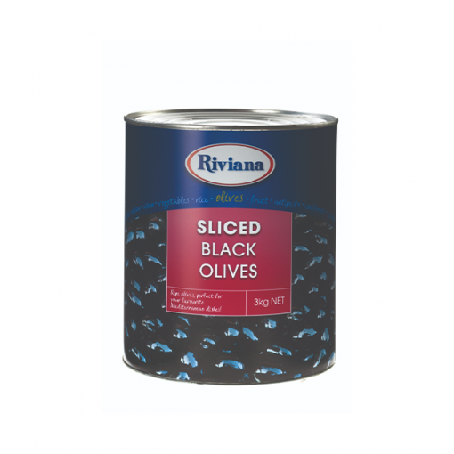 Riviana Sliced Black Olives 3kg