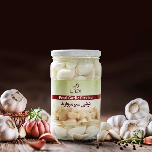 Lunex Pearl Garlic Pickled 700g (sir morvarid)