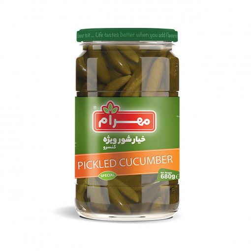 Mahram Special Canned Baby Cucumber Pickles 680g