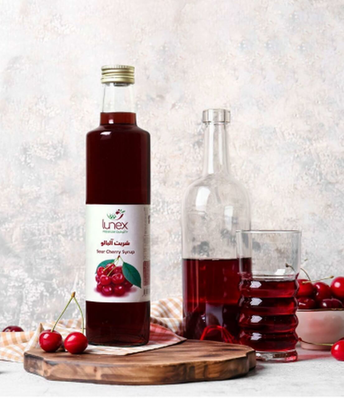 Ilex Online | Lunex Sour Cherry Syrup (sharbat albaloo)