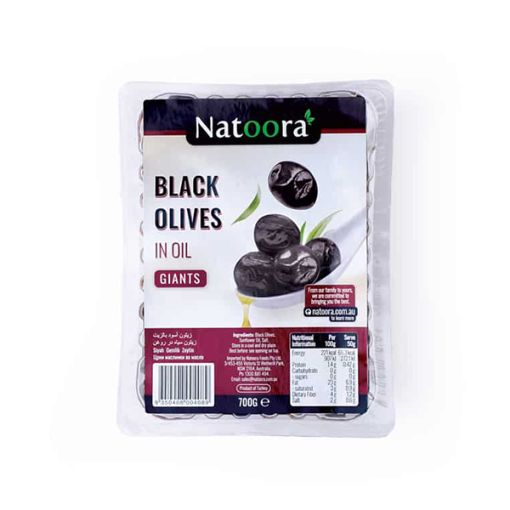 Black Olives in Oil Giants