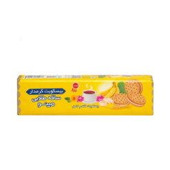 With Minoo Biscuit Cream Saghe Talaei Banana, every bite is a mini celebration of taste and texture. This biscuit is not just a snack; it’s a moment of joy that brings a smile with its delicious banana flavor, making it a must-try for everyone who enjoys sweet treats.