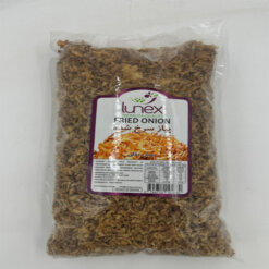 Lunex Fried Onion is a culinary product that enhances dishes with its rich, savory flavor and satisfying crunch. Made from high-quality onions that are thinly sliced and carefully fried, Lunex Fried Onion adds a delicious texture and taste to a wide variety of meals.