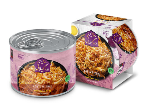 Gilani Fried Onion is a traditional ingredient and topping widely used in the cuisine of the Gilan province in northern Iran. Known for its sweet and savory flavor, it is made by slow-frying sliced onions until they become golden brown and caramelized.