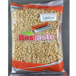 Bestaste Soy White Flake is a food product made from soybeans that has been processed into thin, white flakes.