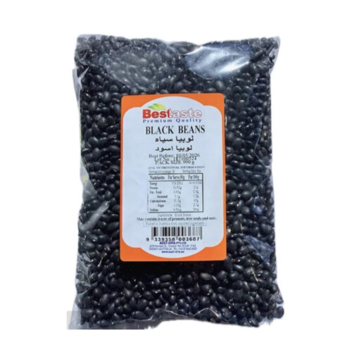 Bestaste Black Beans 1kg (lobya siyah)