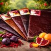 Dodota Bulk dried fruit 4-Pack (Lavashak) – Assorted Flavours: Apricot, Plum, Sour Cherry, Barberry, Pomegranate – 1kg Each (4kg Total)