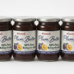 Raureni Plum Butter 4 x 580g – Traditional Romanian Plum Spread  (kareh aloo)